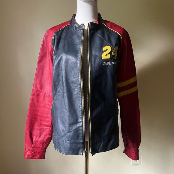 Vintage Wilsons Leather x Chase Authentics Jeff Gordon NASCAR Jacket #24 XL - Picture 11 of 11
